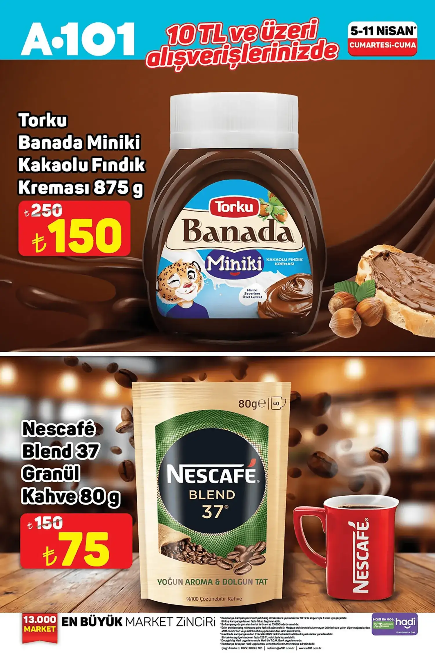 A101 5 Nisan Efsane İndirimler Katalog Sayfası