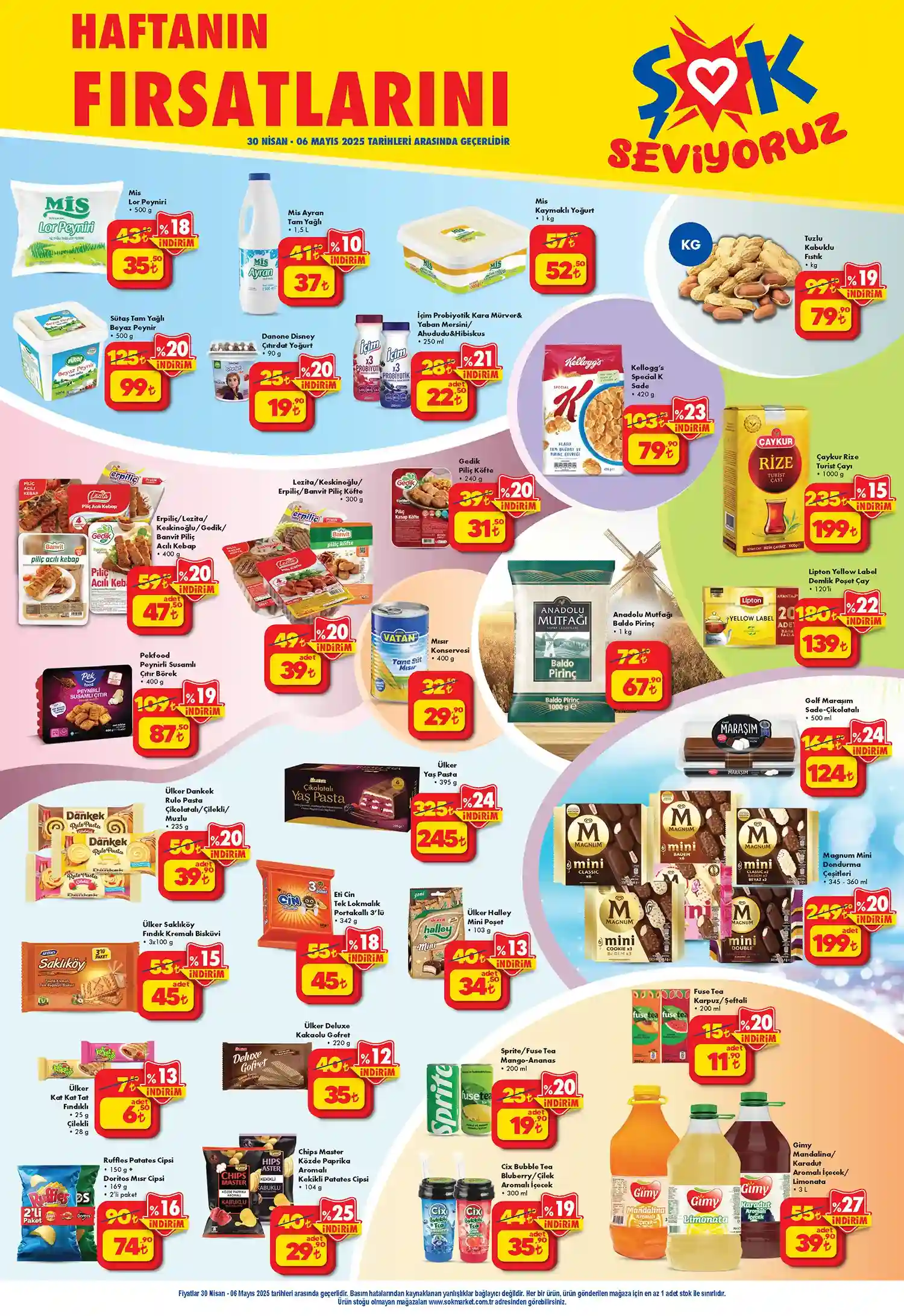 Şok 30 Nisan Tüketim Ürünleri İndirim Kataloğu