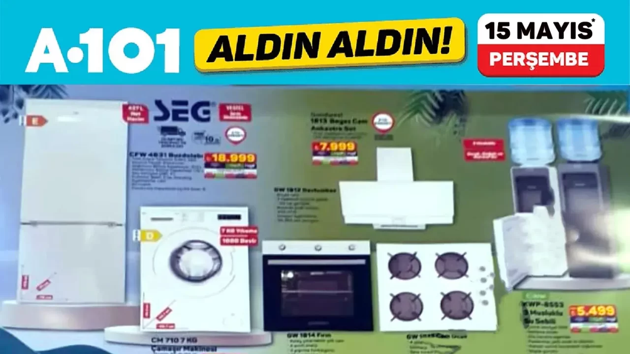 A101 15 Mayıs 2025 Aktüel Ürünler Kataloğu