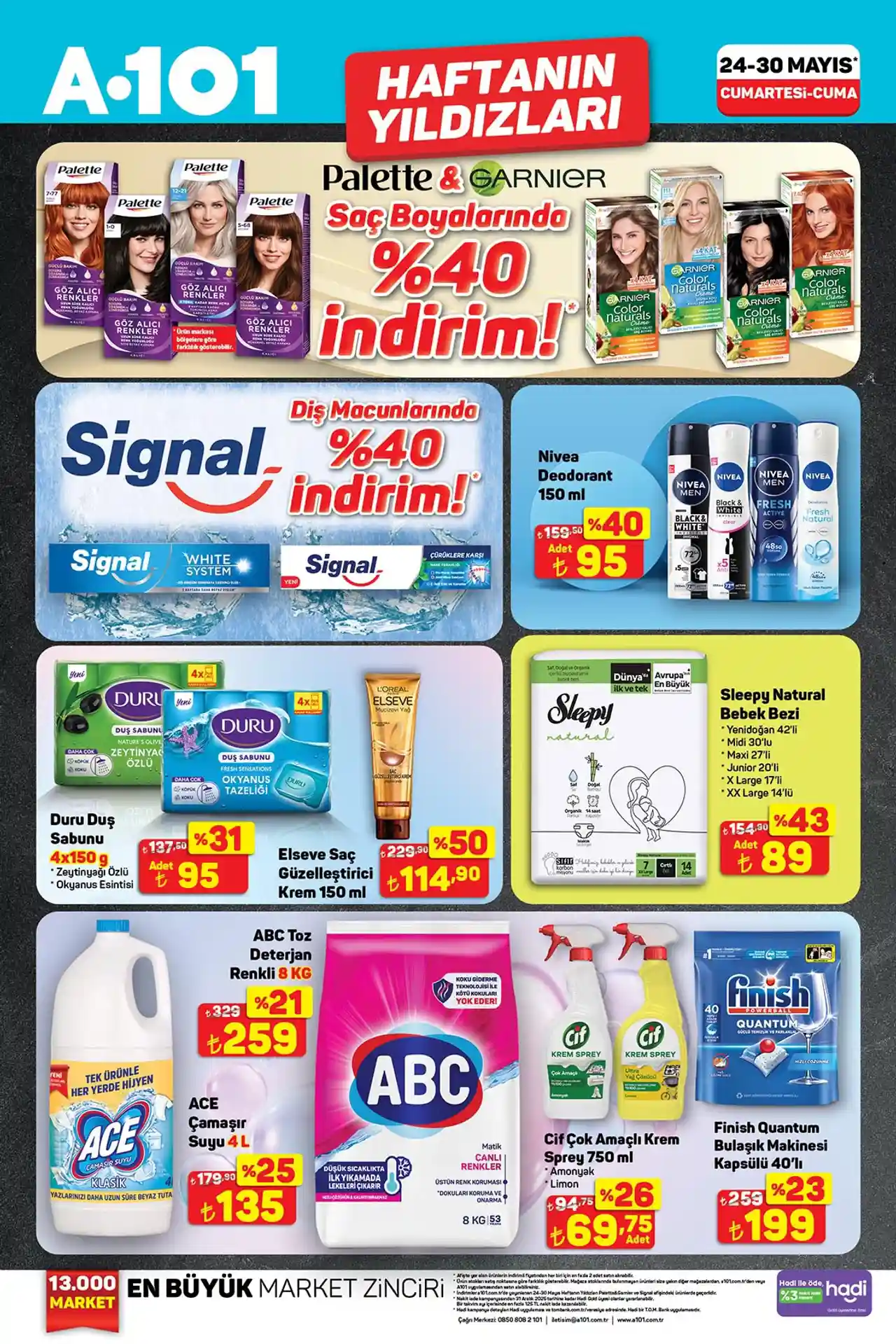 A101 24 Mayıs 2025 Önemli İndirimler ve Kampanyalar Aktüel Kataloğu