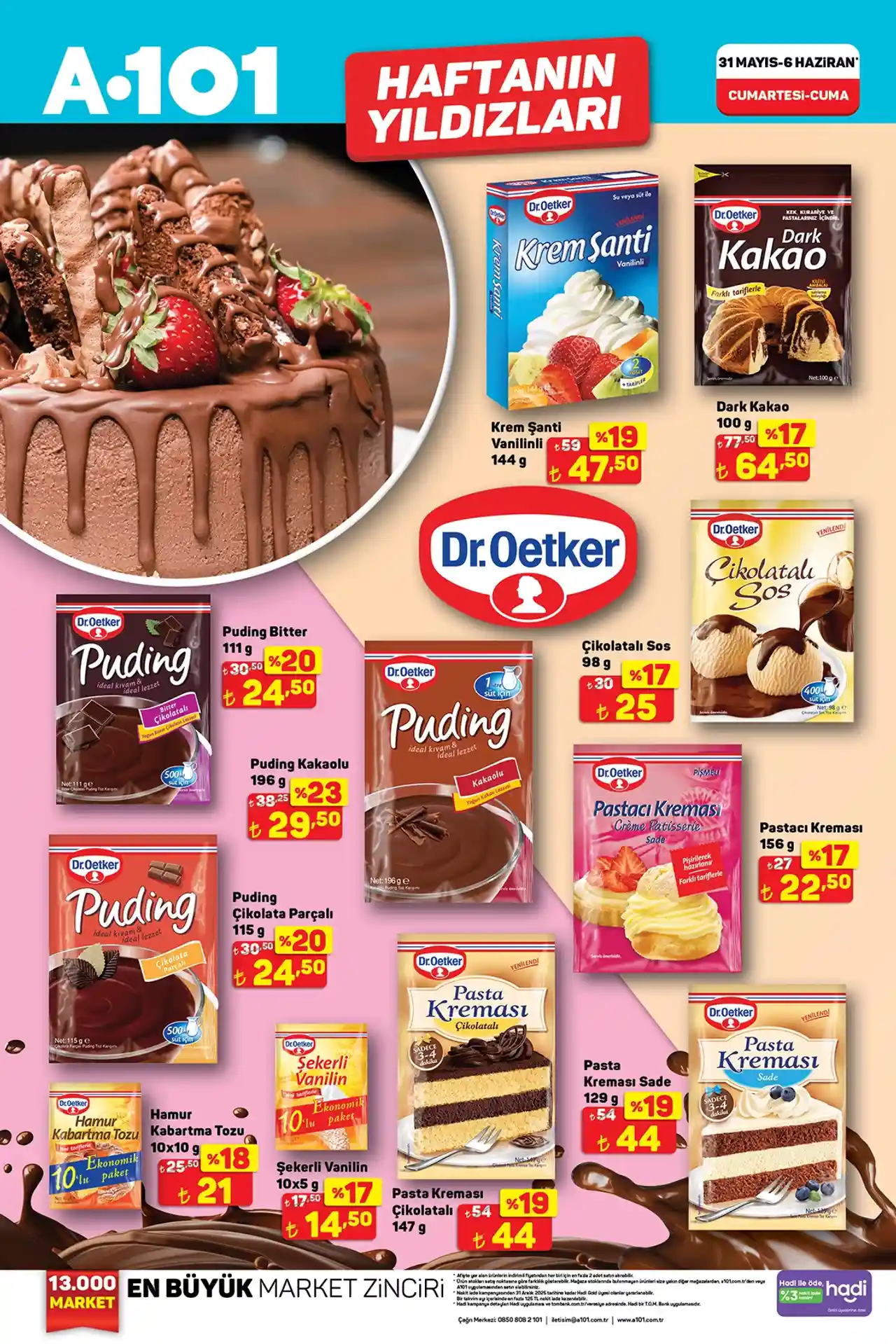 A101 31 Mayıs 2025 Dr Oetker Fırsat Kataloğu
