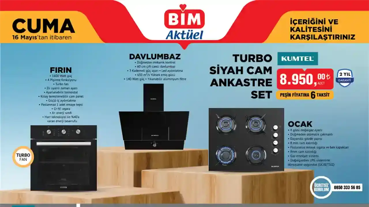 BİM 16 Mayıs 2025 Aktüel Ürünler Kataloğu
