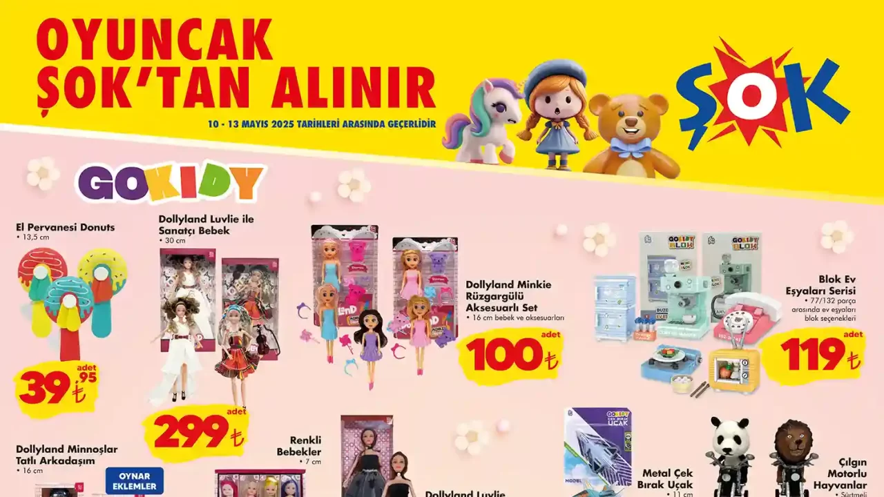 ŞOK 10 Mayıs 2025 Aktüel Ürünler Kataloğu