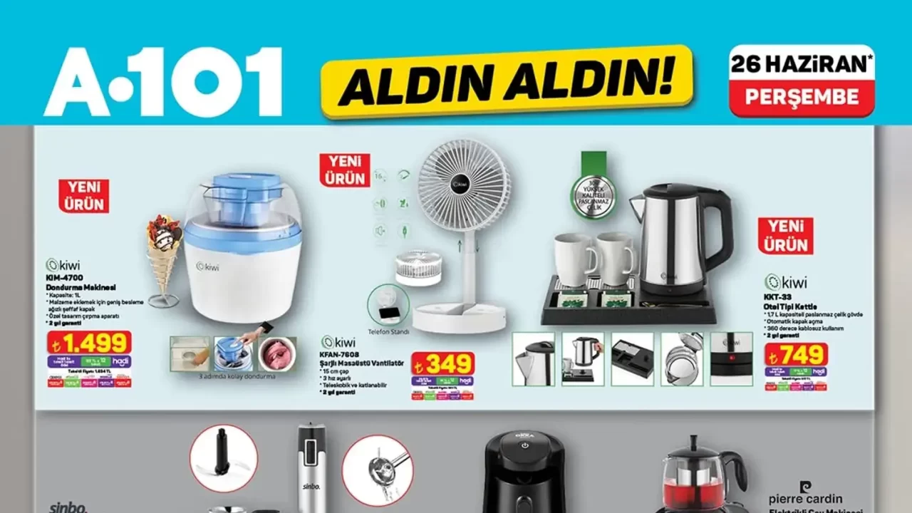 A101 26 Haziran 2025 Aktüel Ürünler Kataloğu