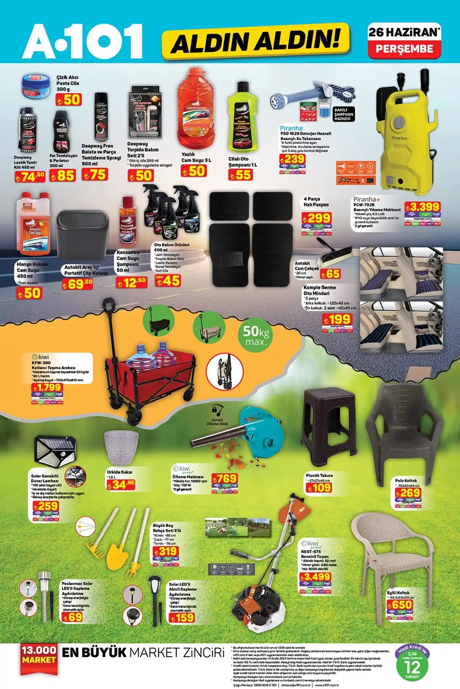 A101 26 Haziran 2025 Yeni Eklenen Aktüel Katalog Sayfası