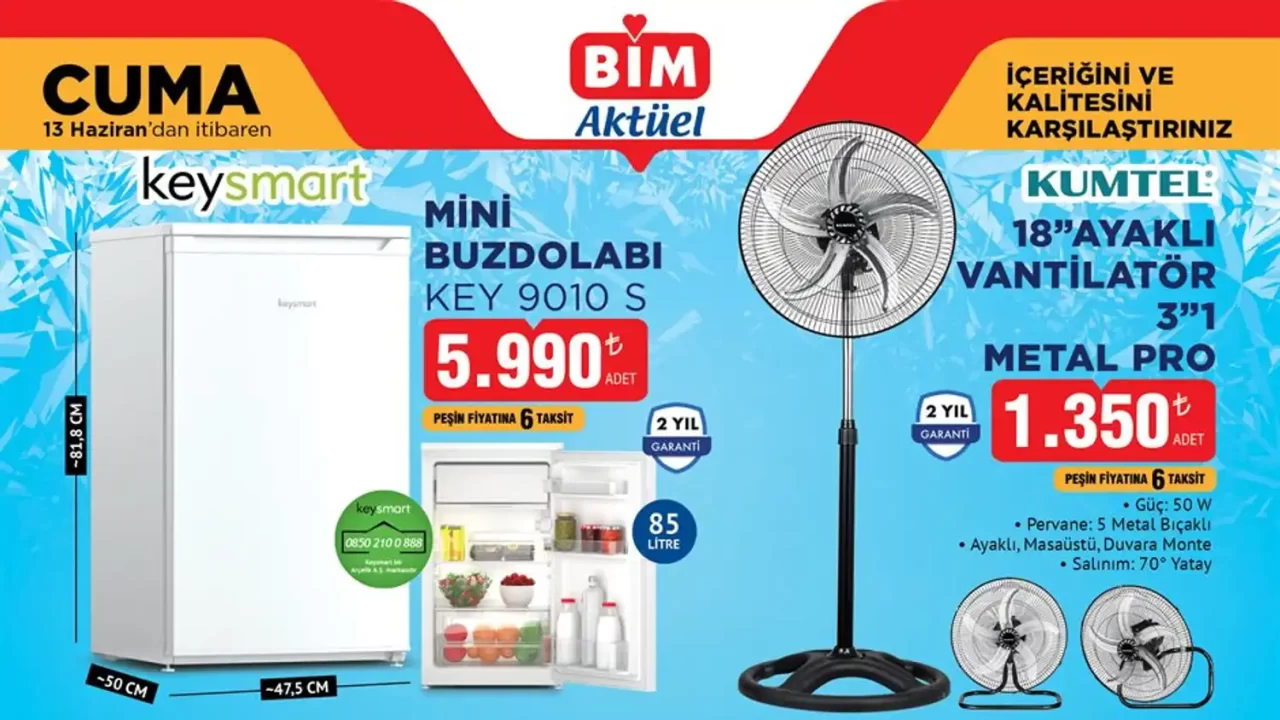 BİM 13 Haziran 2025 Aktüel Ürünler Kataloğu