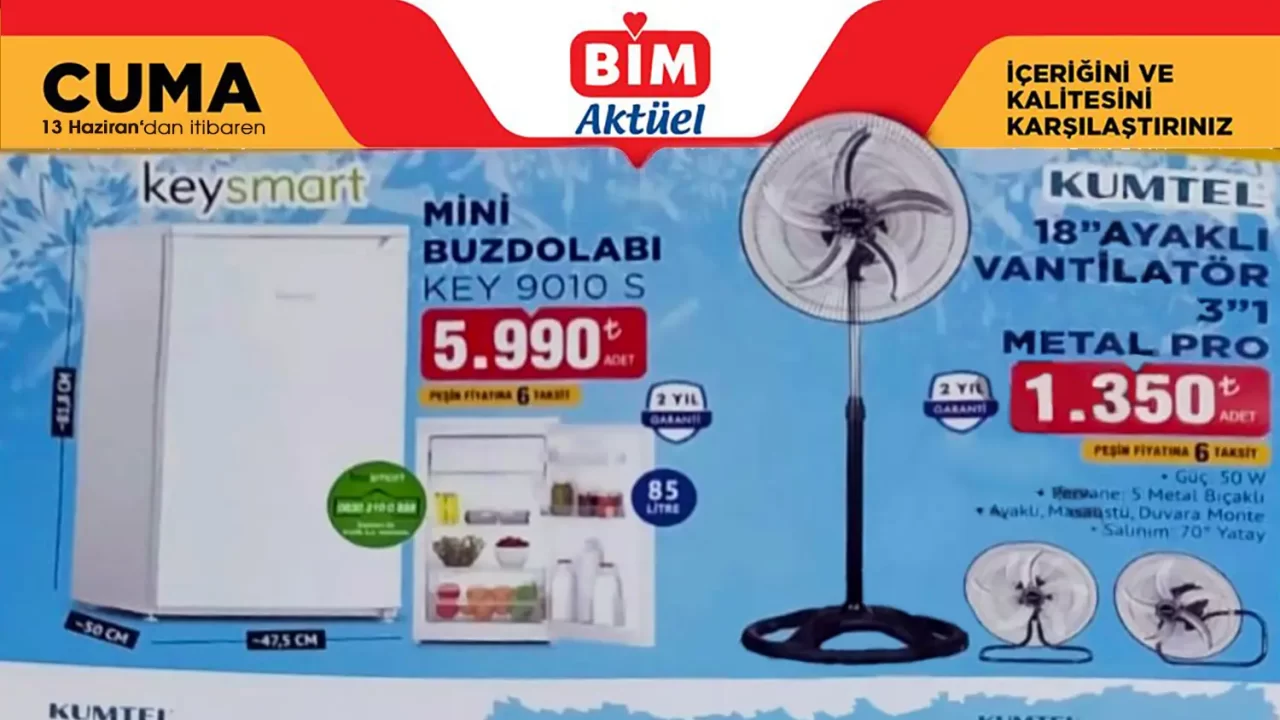 BİM 13 Haziran 2025 Aktüel Ürünler Kataloğu