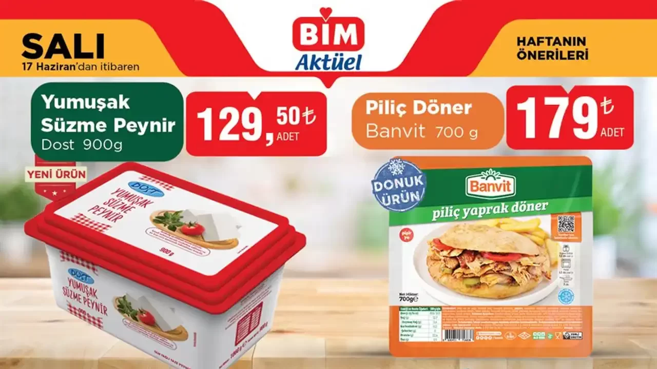 BİM 17 Haziran 2025 Aktüel Ürünler Kataloğu