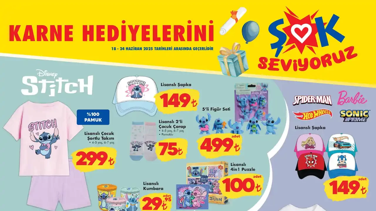 ŞOK 18 Haziran 2025 Aktüel Ürünler Kataloğu