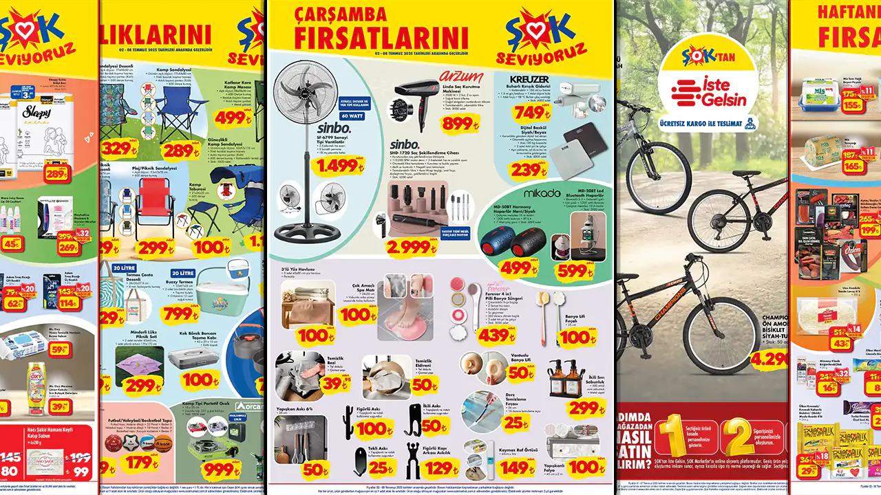 ŞOK 2 Temmuz 2025 Aktüel Ürünler Kataloğu