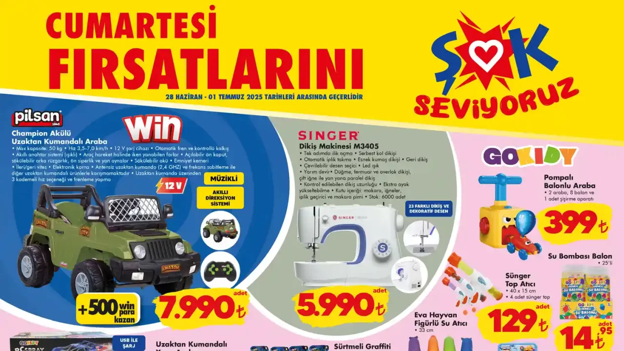 ŞOK 28 Haziran 2025 Aktüel Ürünler Kataloğu