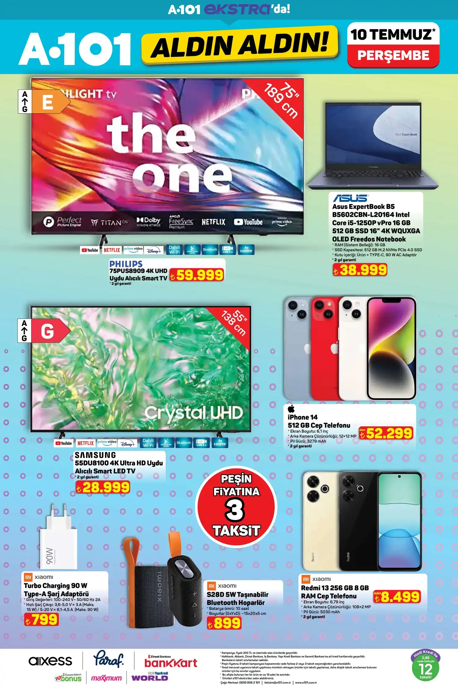 A101 10 Temmuz 2025 Online Katalog Sayfa 1