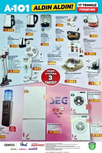 A101 17 Temmuz 2025 Aktüel Ürünler Kataloğu