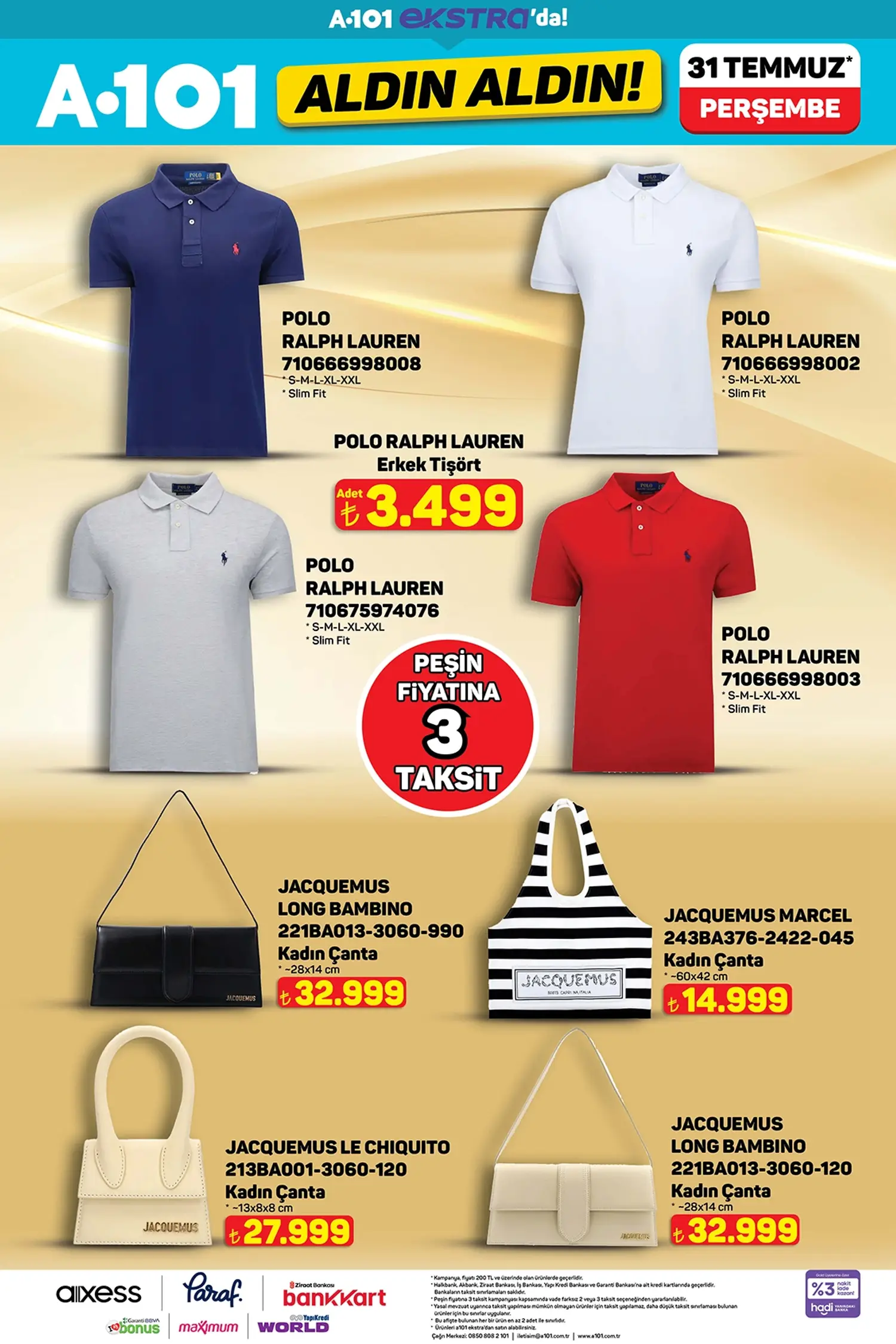 A101 31 Temmuz 2025 Online Fırsat Sayfa 9