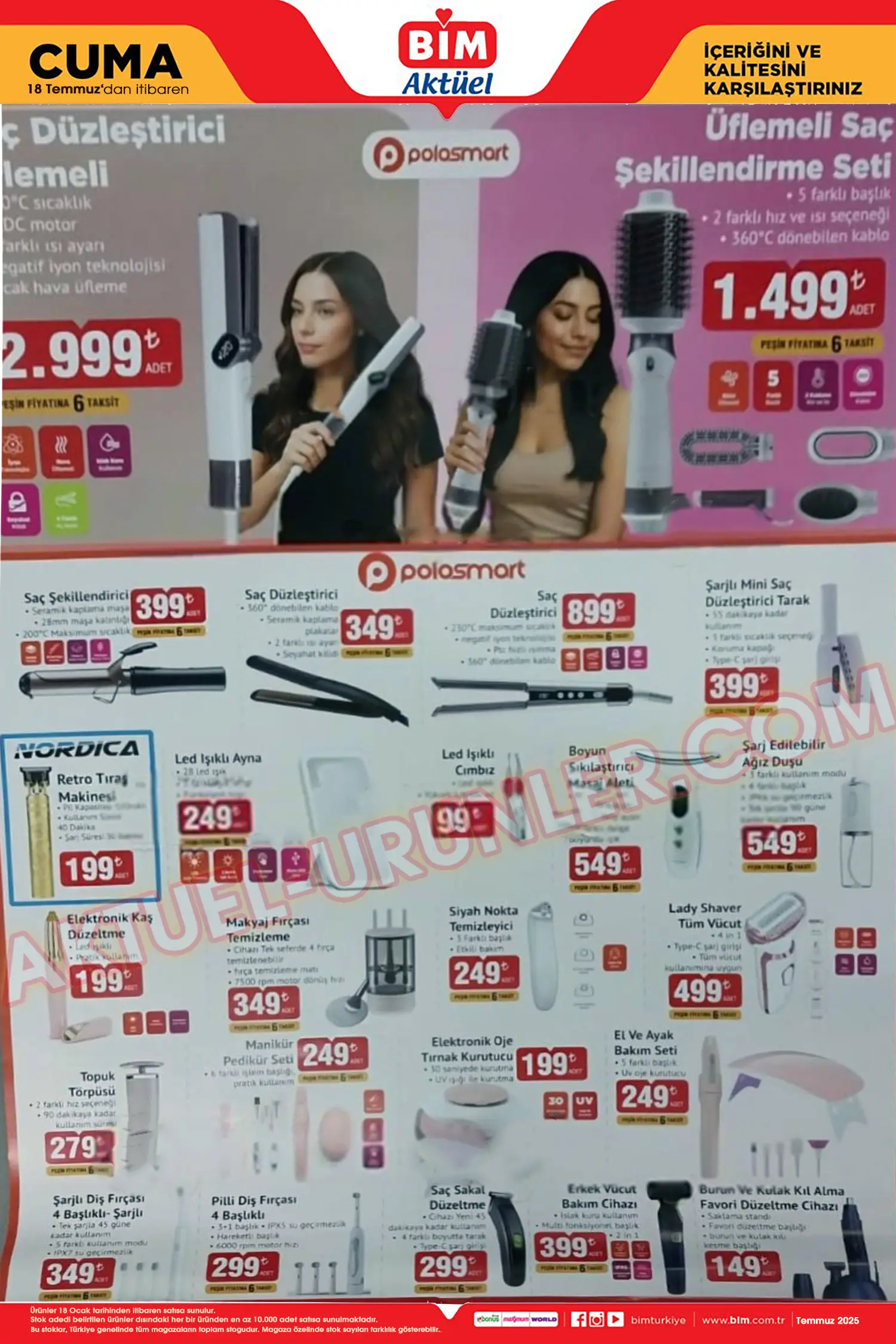 Bim 18 Temmuz 2025 Elektrikli Ürünler Kataloğu