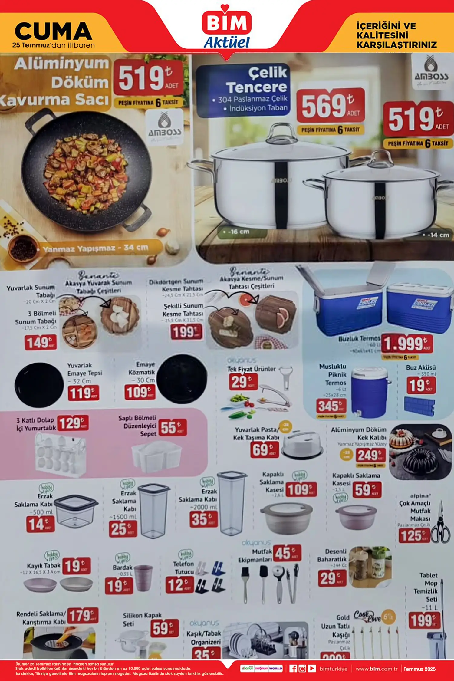 Bim 24 Ocak 2025 Mutfak Ürünleri Kataloğu