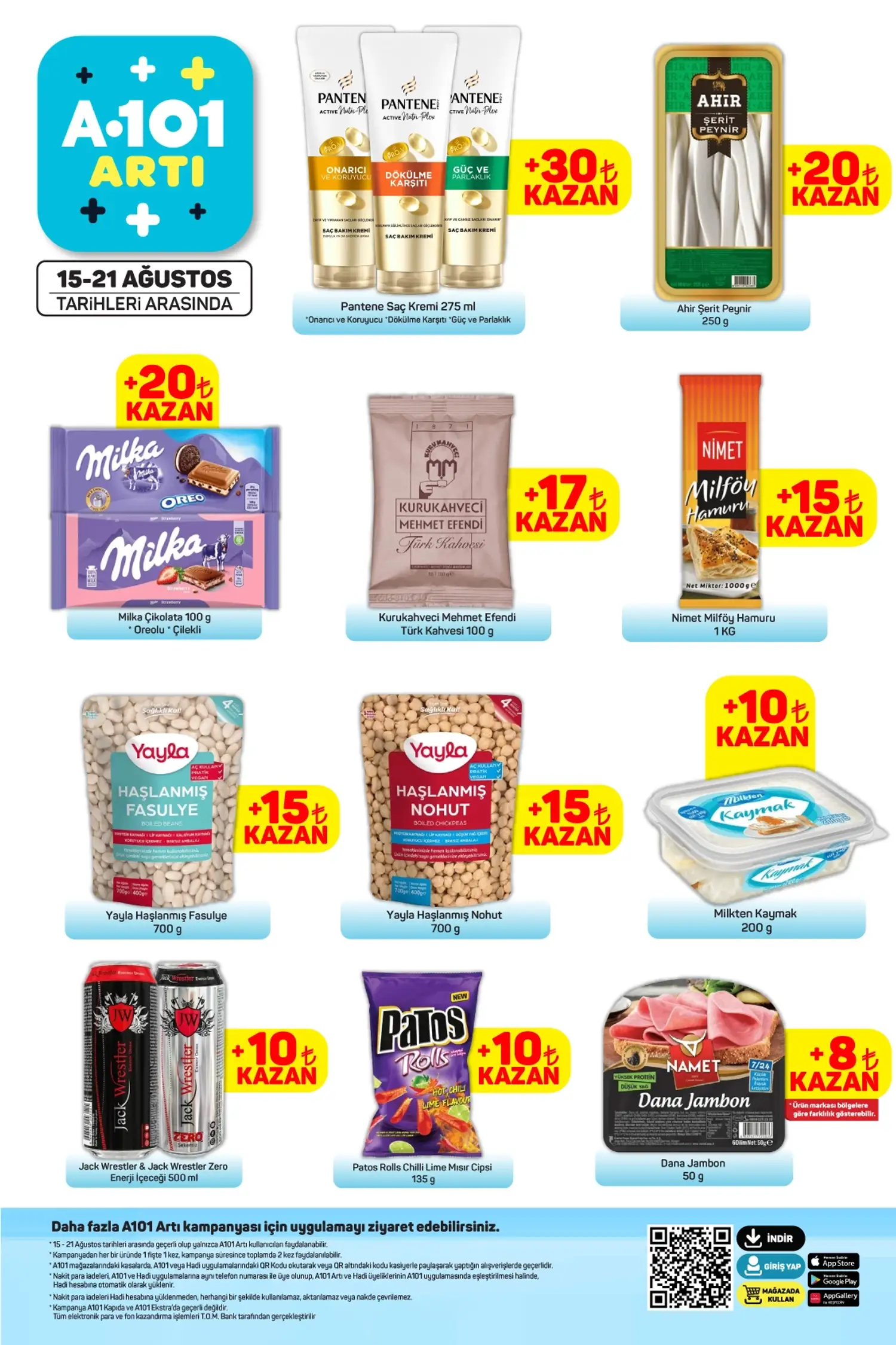 A101 15 Ağustos 2025 A101 ARTI kataloğu