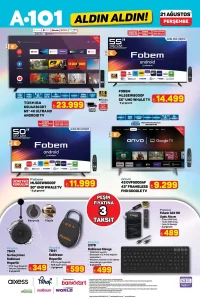 A101 21 Ağustos 2025 Aktüel Ürünler Kataloğu