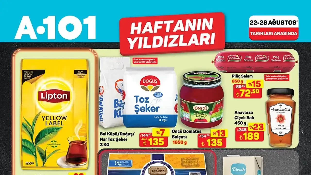 A101 22 Ağustos 2025 Aktüel Ürünler Kataloğu