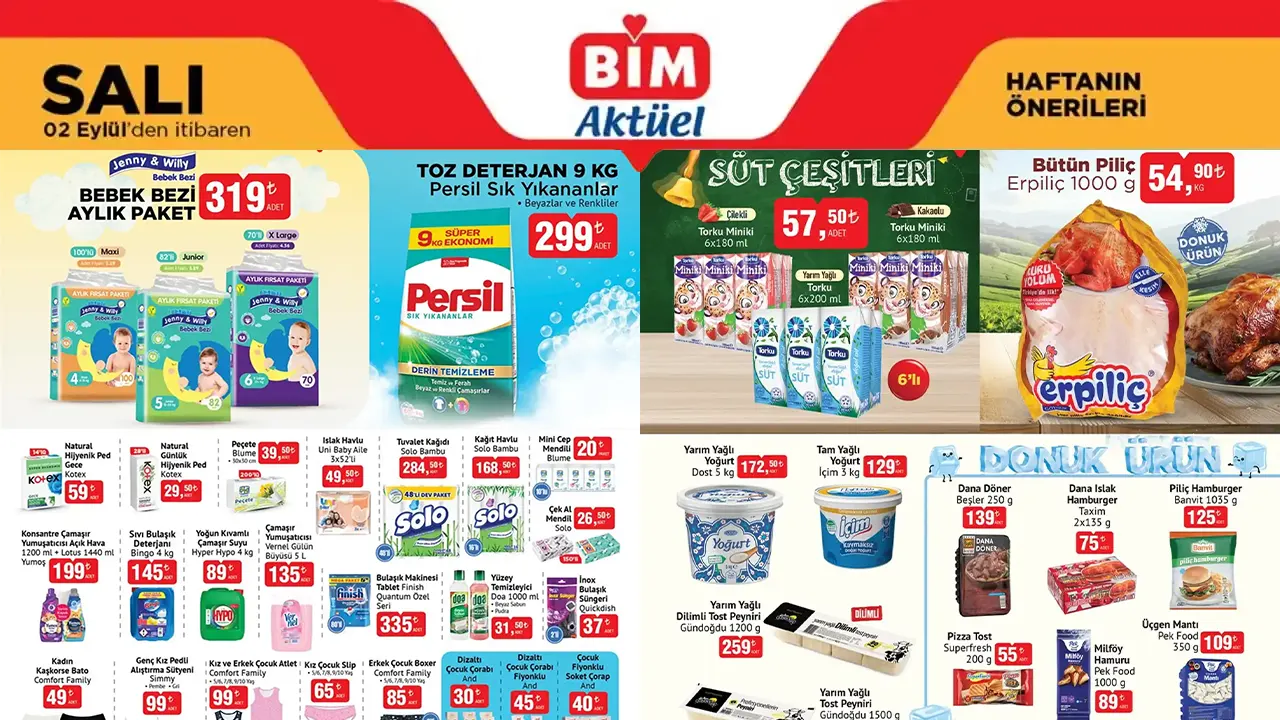 BİM 2 Eylül 2025 Aktüel Ürünler Kataloğu