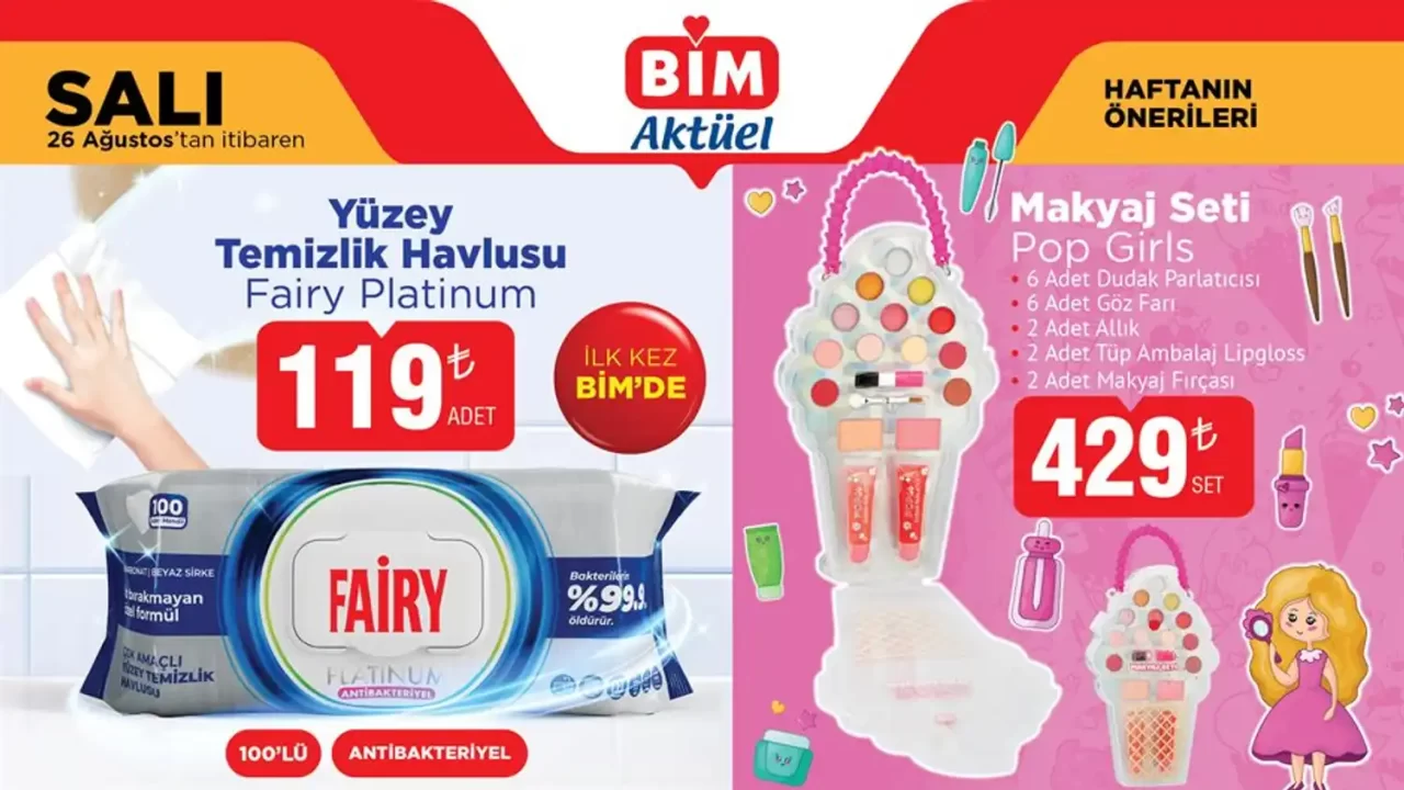 BİM 26 Ağustos 2025 Aktüel Ürünler Kataloğu