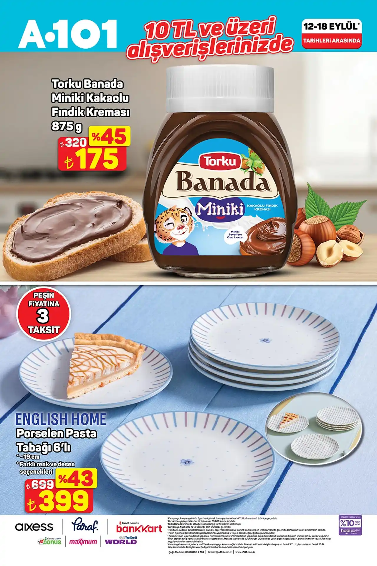 A101 5 Eylül 2025 10 TL ve Üzeri Alışverişte Geçerli Aktüel Katalog Ürünleri