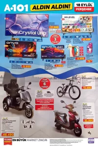 A101 18 Eylül 2025 Aktüel Ürünler Kataloğu