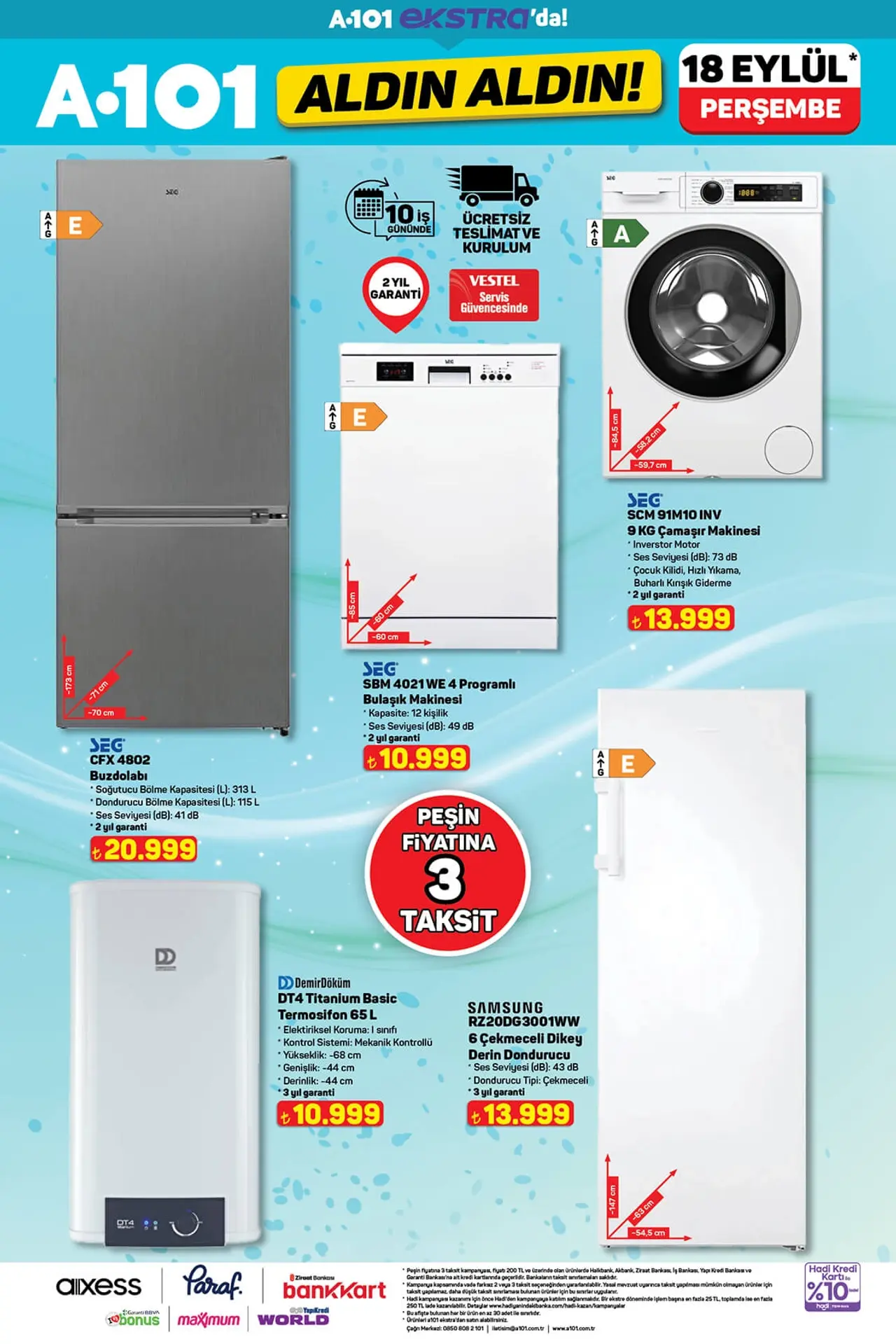 A101 18 Eylül 2025 Ekstra Katalog Sayfa 2