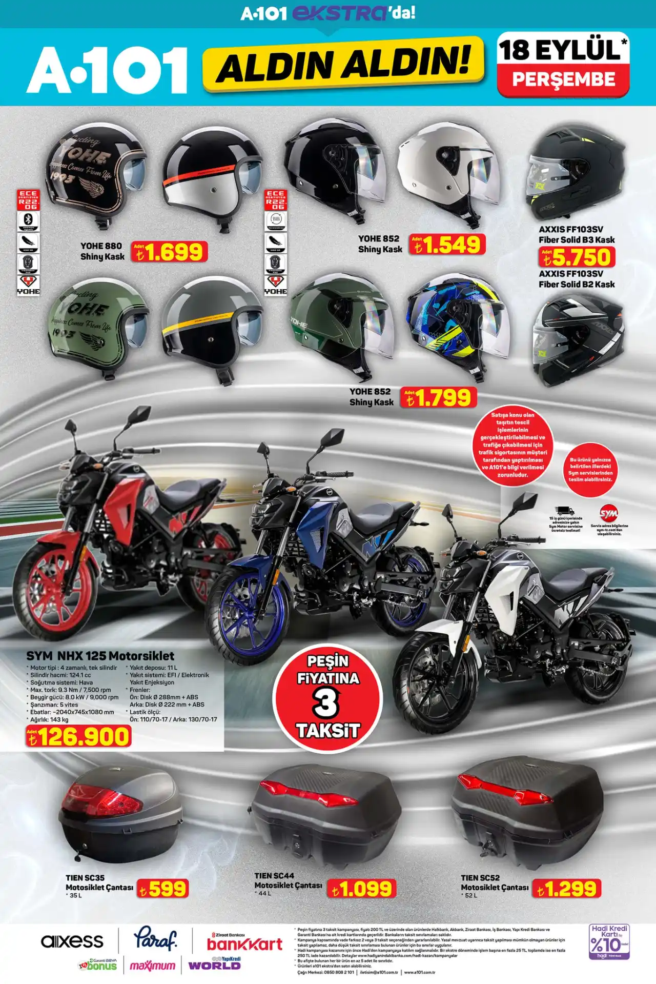 A101 18 Eylül 2025 Ekstra Katalog Sayfa 3