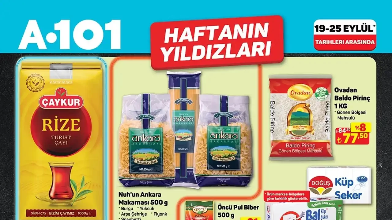 A101 19 Eylül 2025 Aktüel Ürünler Kataloğu