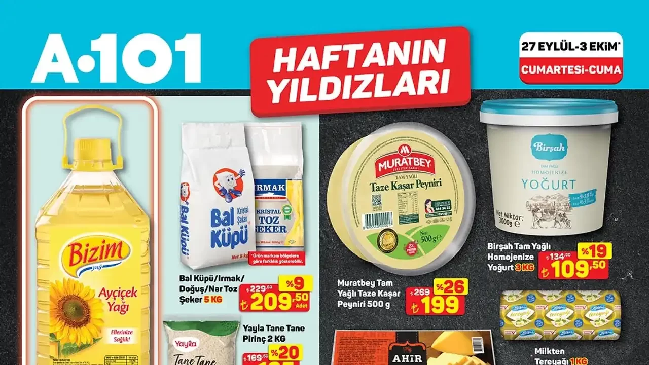 A101 27 Eylül 2025 Aktüel Ürünler Kataloğu