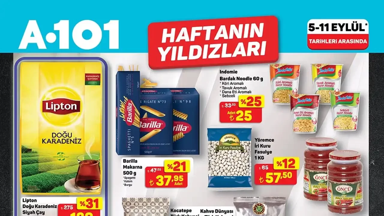 A101 5 Eylül 2025 Aktüel Ürünler Kataloğu