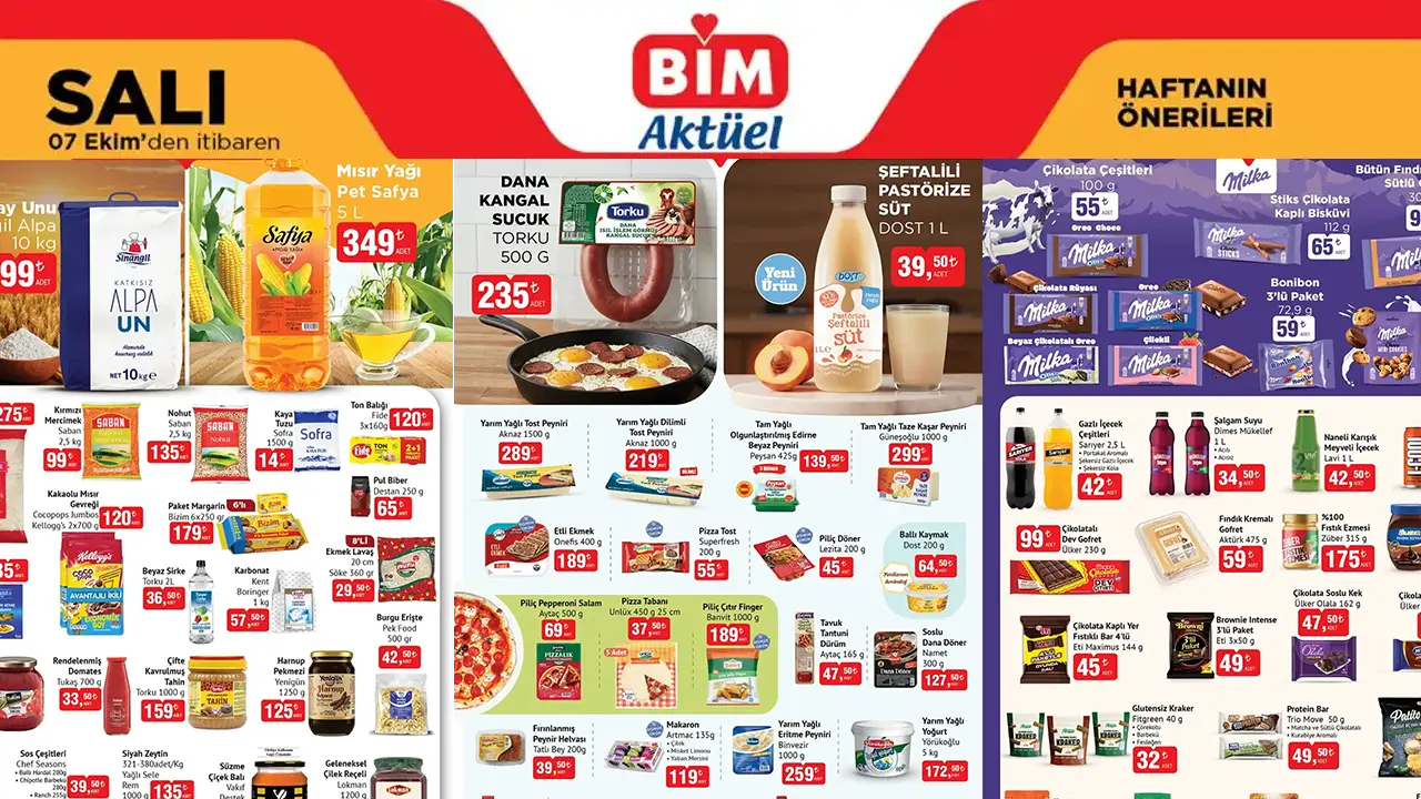 BİM 7 Ekim 2025 Aktüel Ürünler Kataloğu
