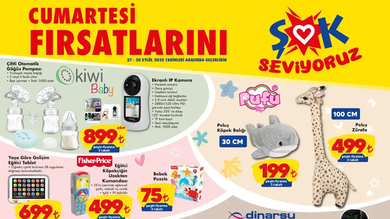 ŞOK 27 Eylül 2025 Aktüel Ürünler Kataloğu