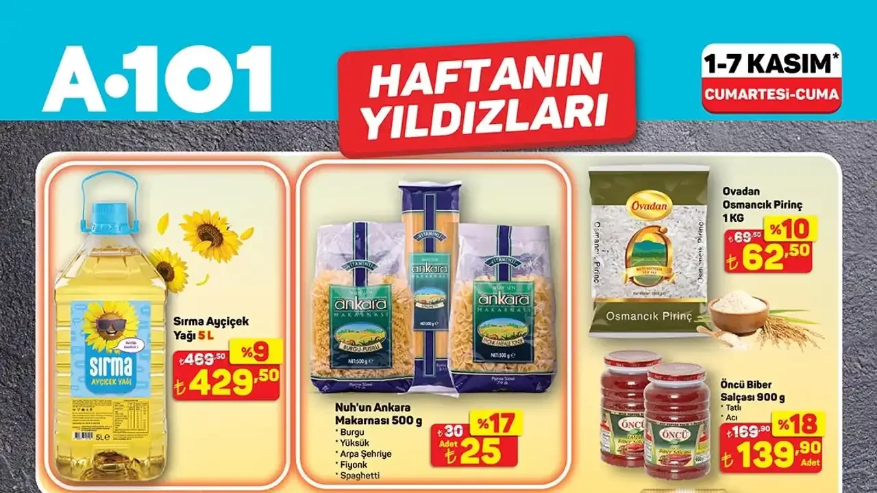 A101 1 Kasım 2025 Aktüel Ürünler Kataloğu