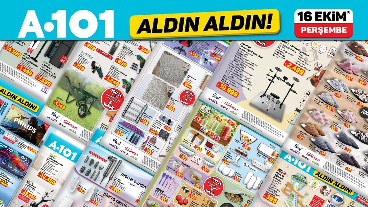 A101 16 Ekim 2025 Aktüel Ürünler Kataloğu