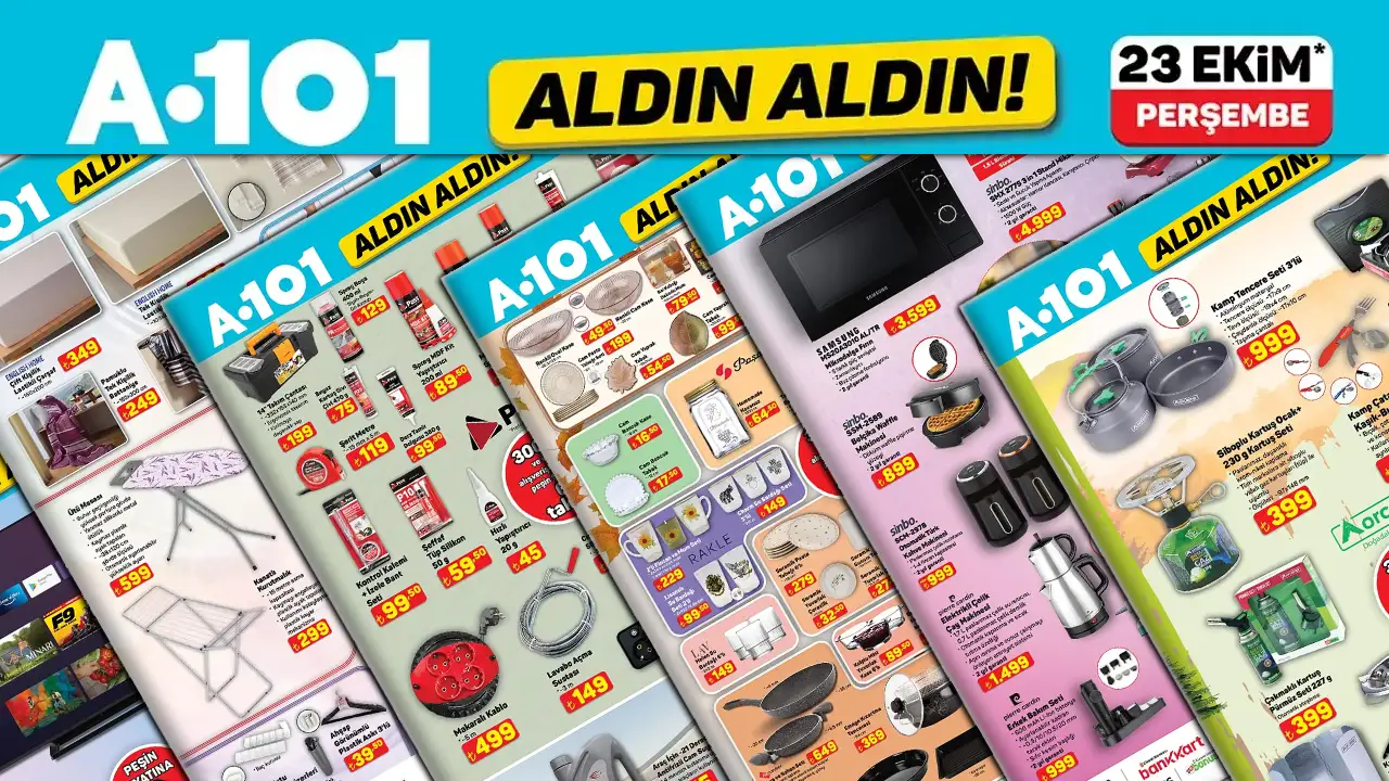 A101 23 Ekim 2025 Aktüel Ürünler Kataloğu