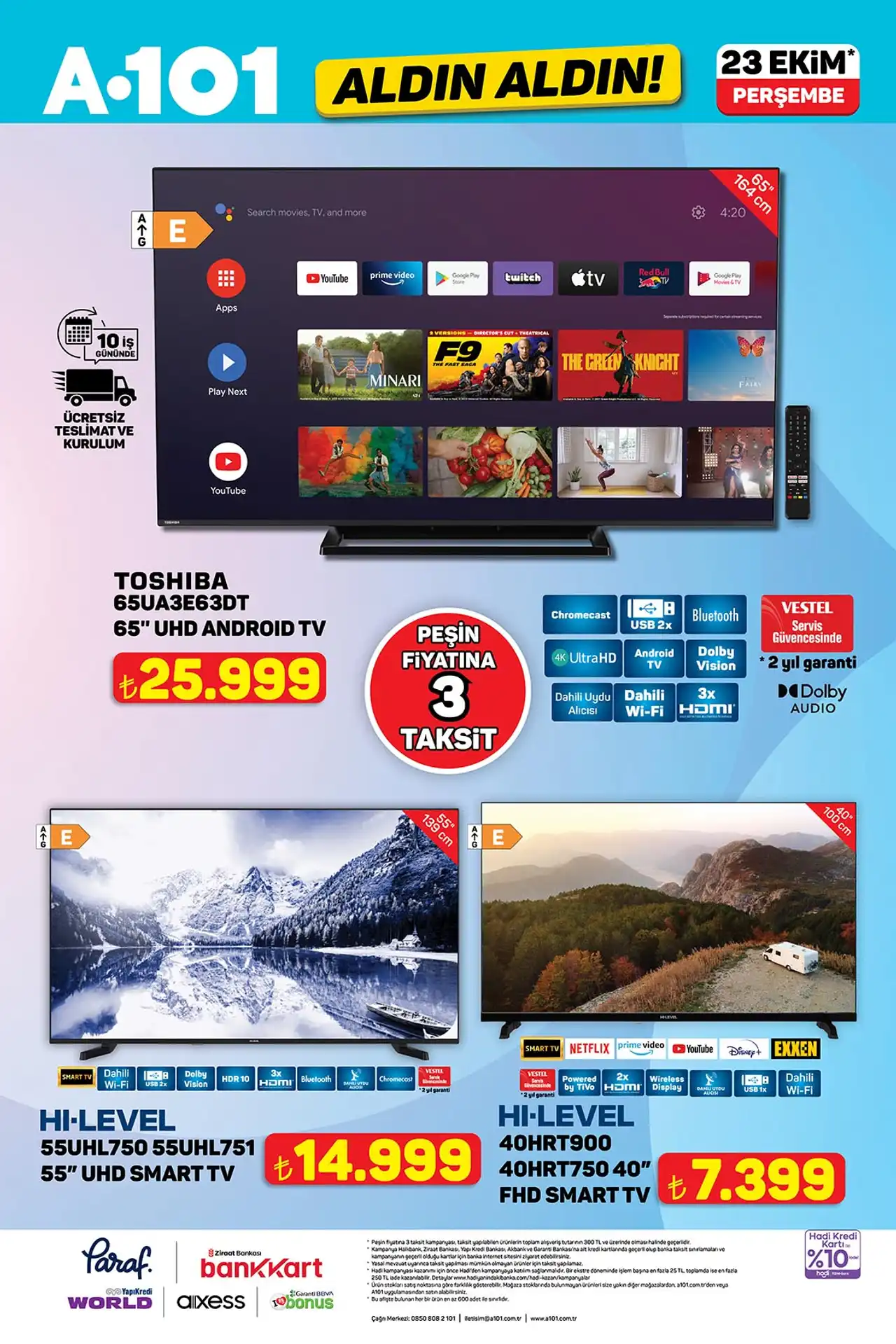 A101 23 Ekim 2025 Aktüel Ürünler Kataloğu