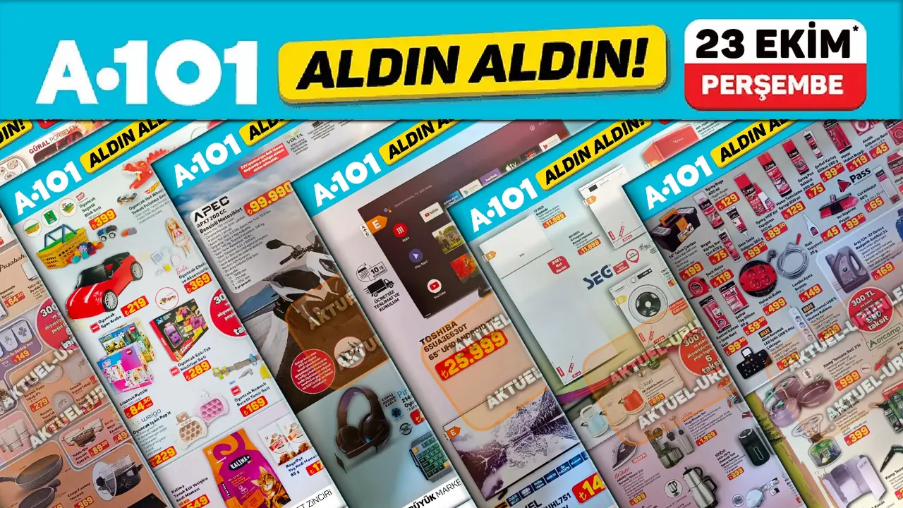 A101 23 Ekim 2025 Aktüel Ürünler Kataloğu