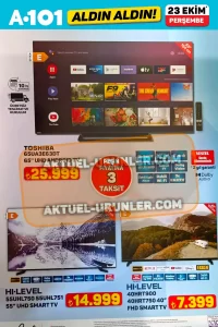 A101 23 Ekim 2025 Aktüel Ürünler Kataloğu