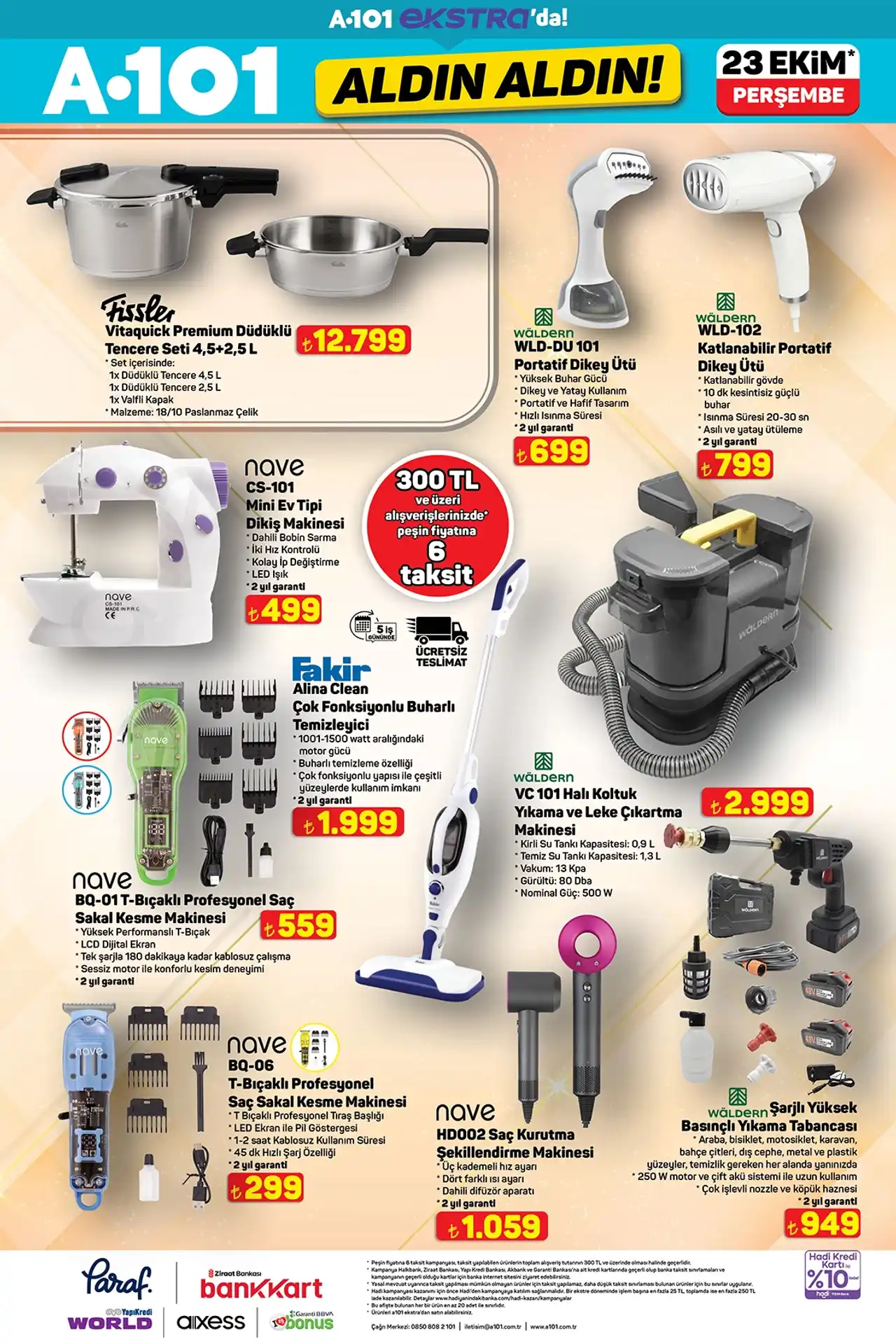 A101 23 Ekim 2025 Kataloğu - A101 Ekstra - Sayfa 1
