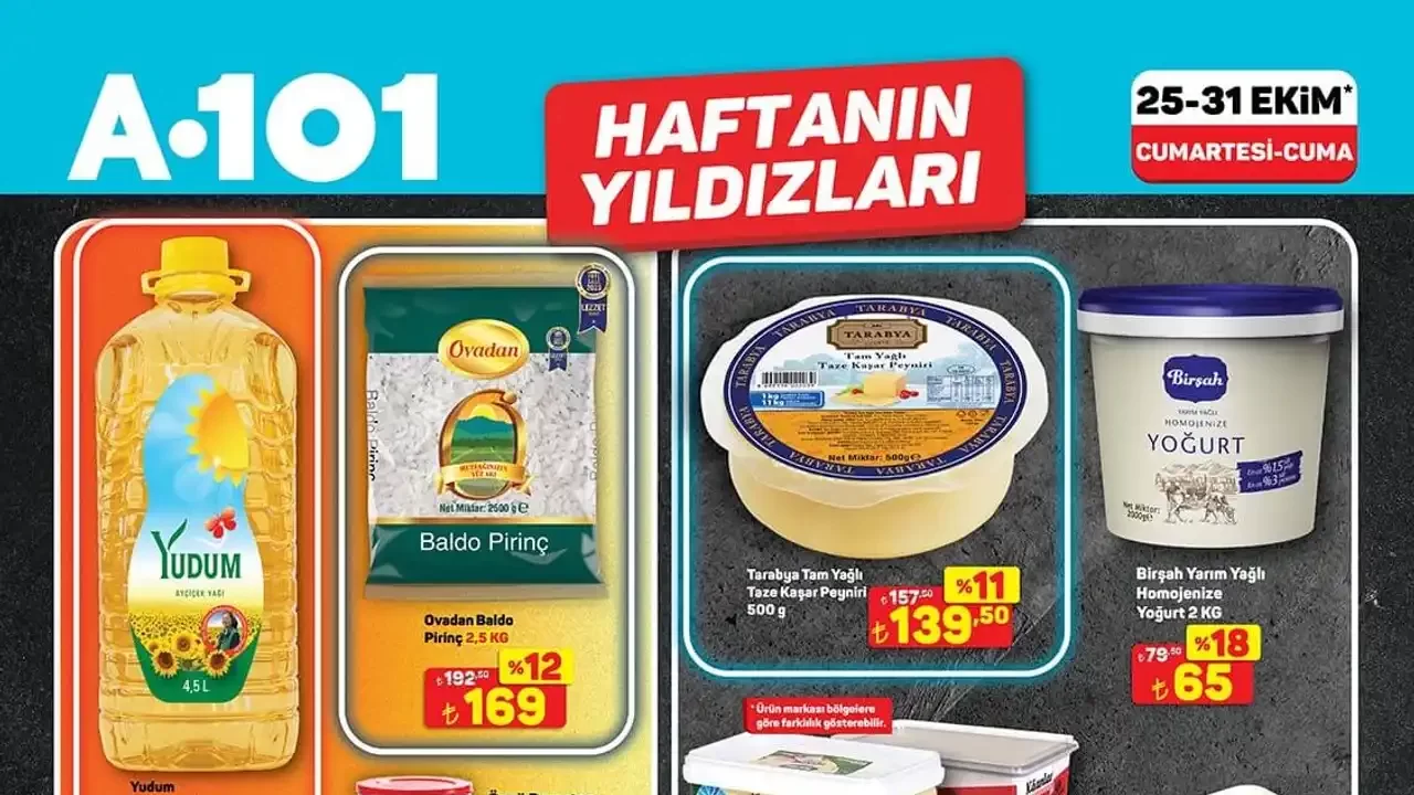A101 25 Ekim 2025 Aktüel Ürünler Kataloğu