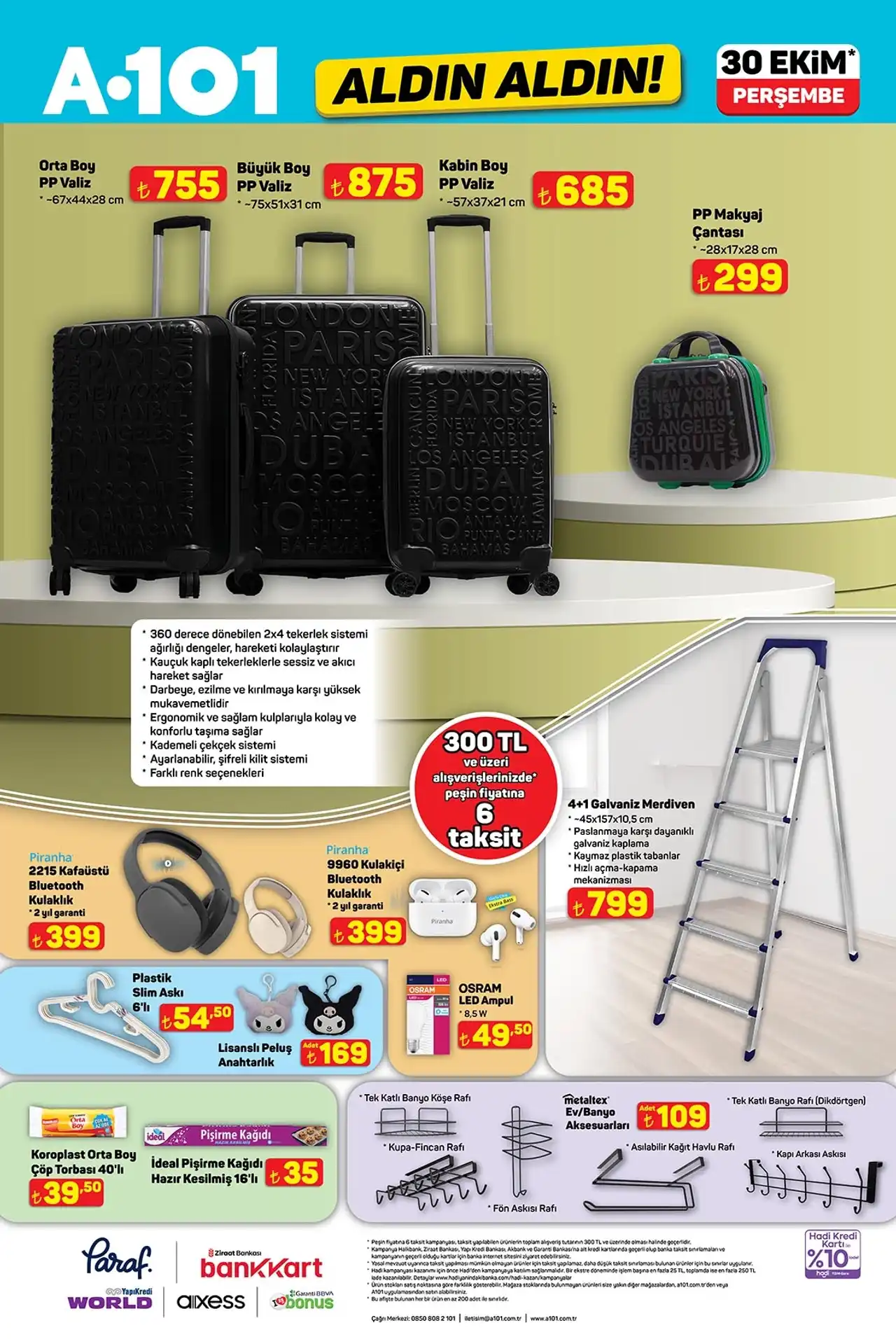A101 30 Ekim 2025 Aktüel Kataloğu Beşinci Sayfası