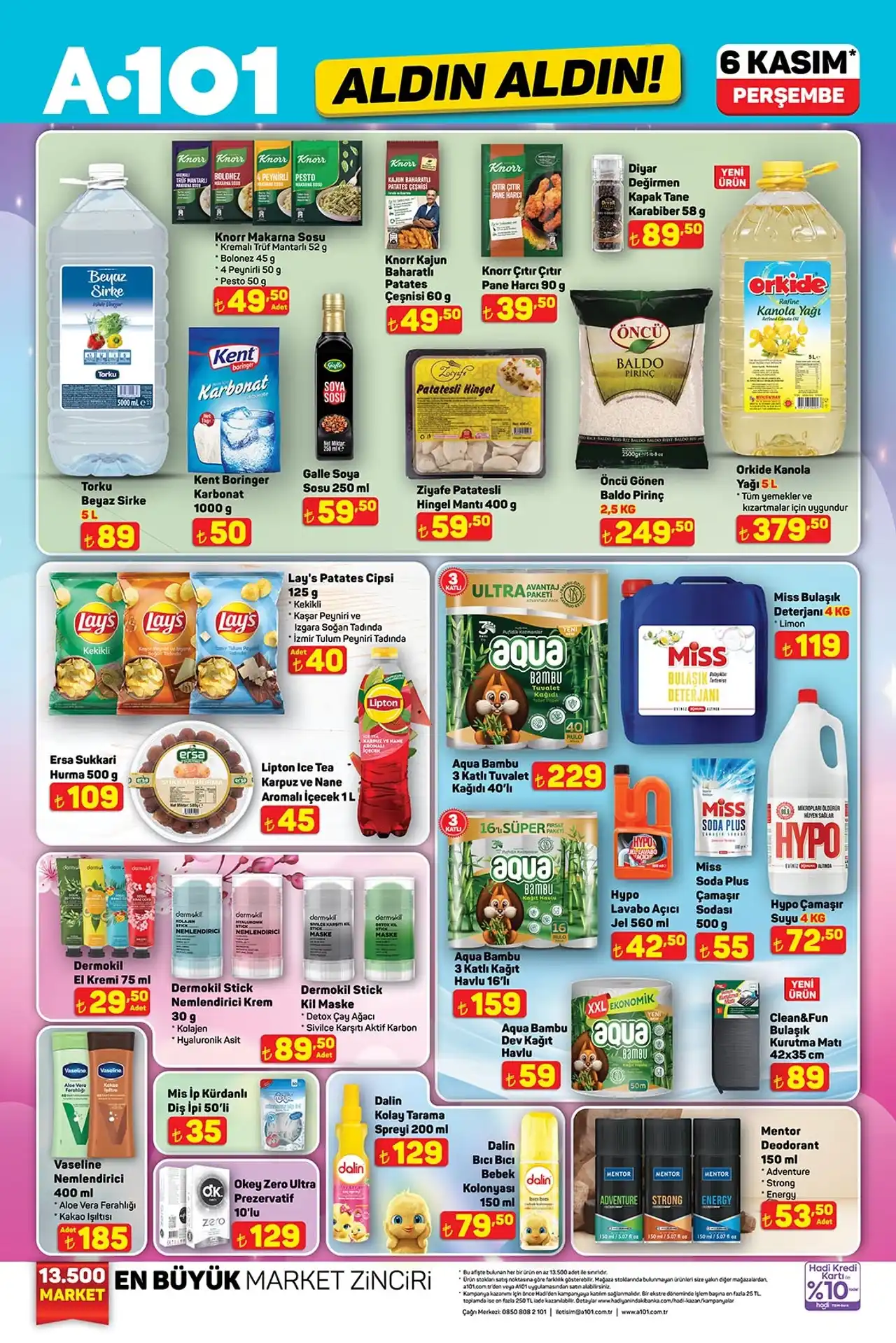 A101 6 Kasım 2025 Kataloğu yedinci Sayfası