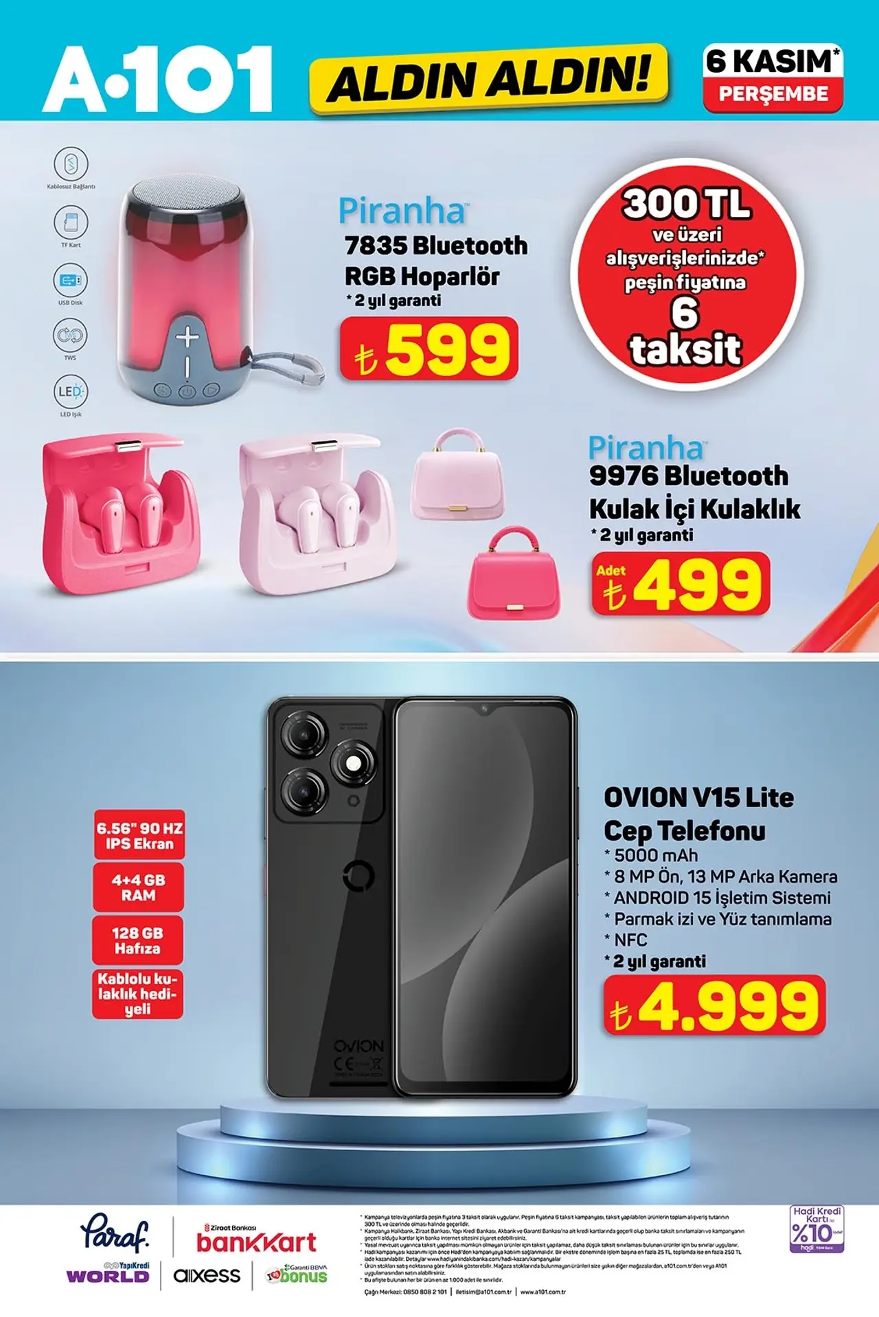 A101 6 Kasım 2025 Kataloğu 9. Sayfası