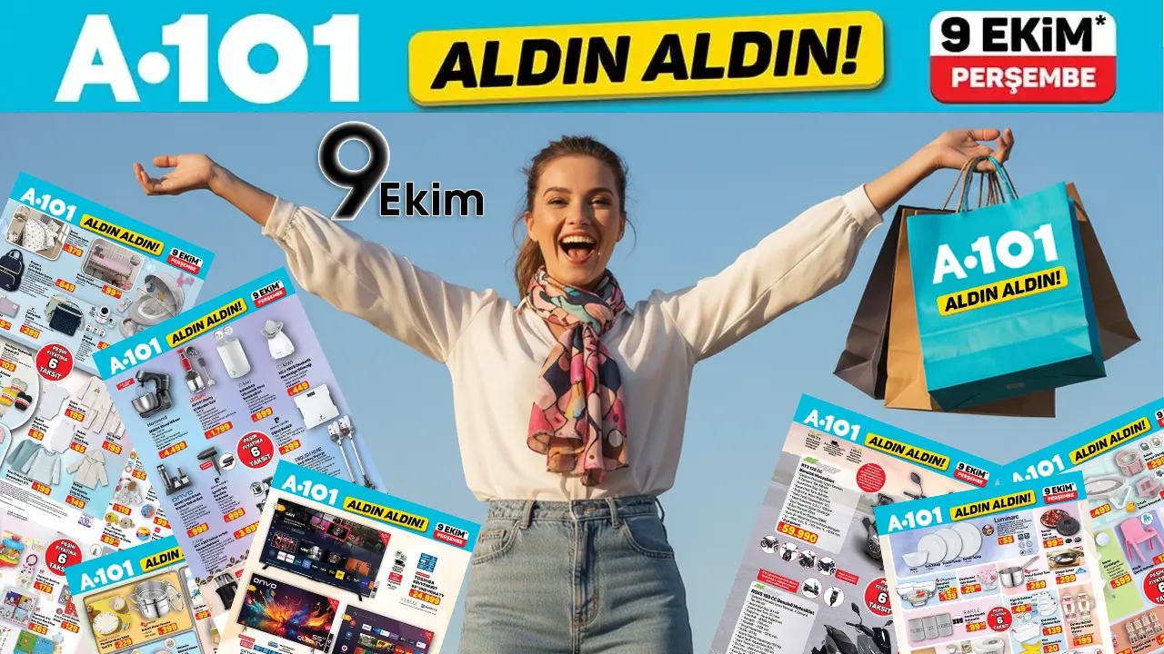 A101 9 Ekim 2025 Aktüel Ürünler Kataloğu