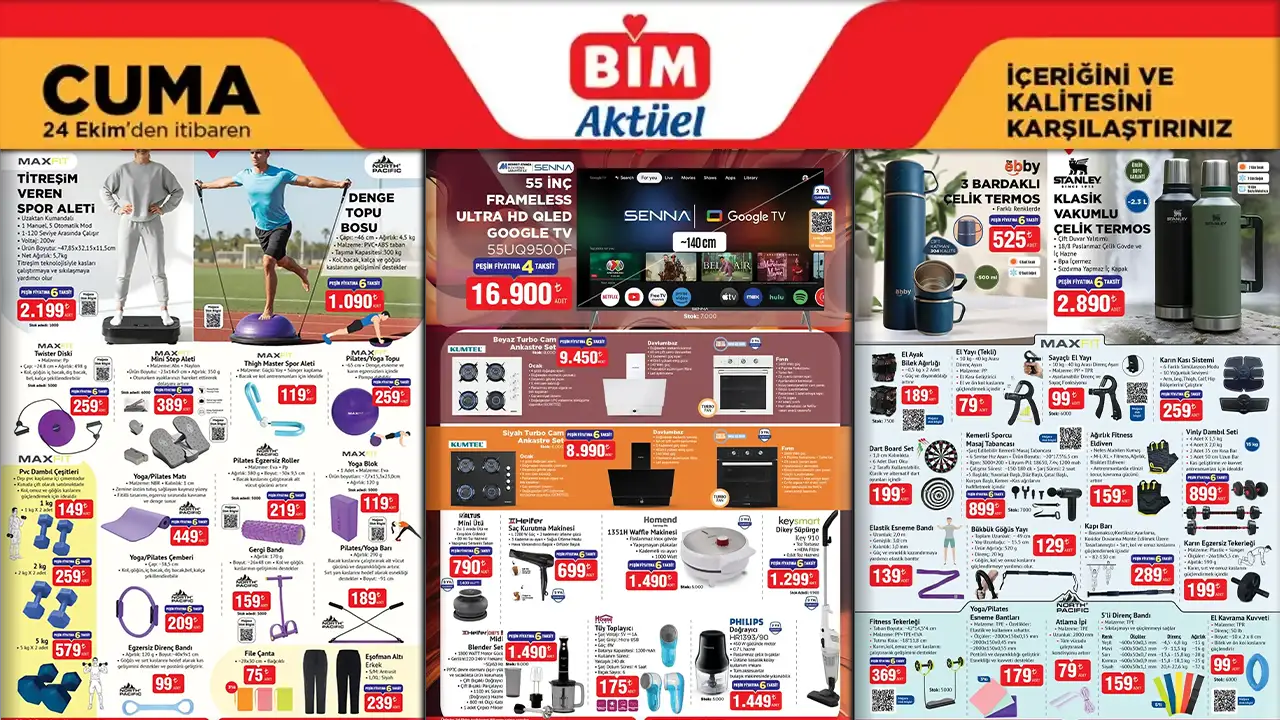 BİM 24 Ekim 2025 Aktüel Ürünler Kataloğu