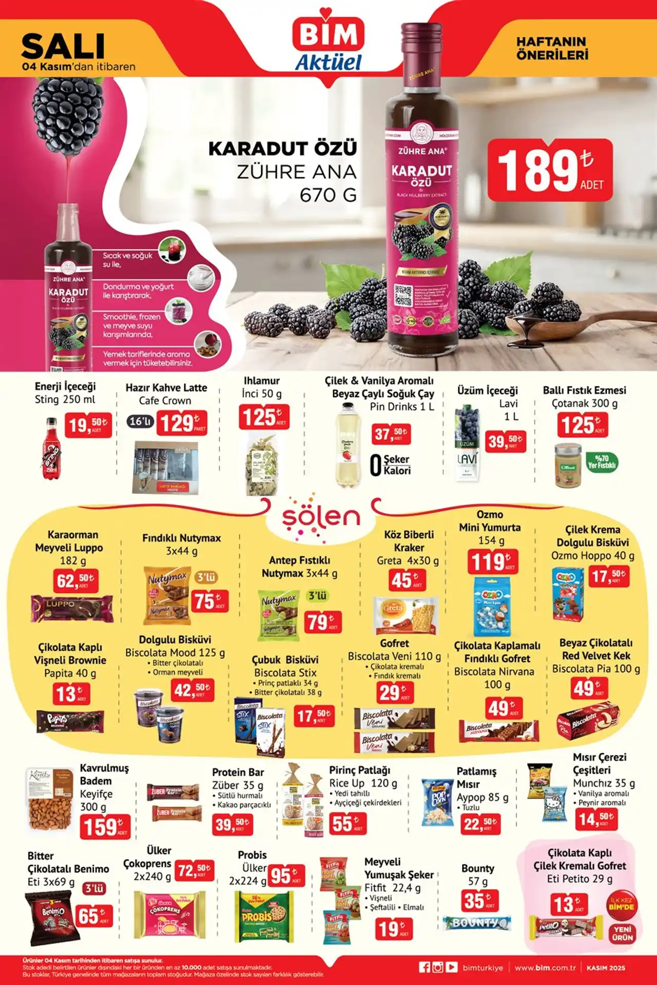BİM 4 Kasım 2025 Salı Kataloğu Sayfa 3