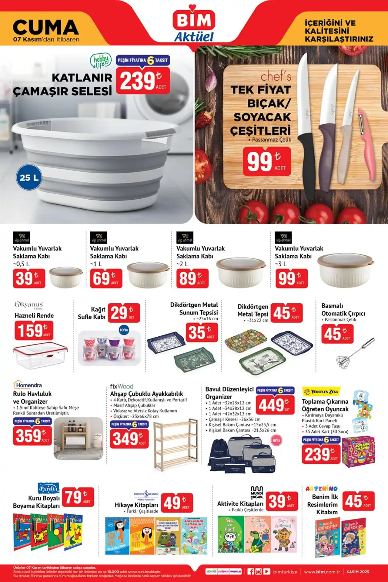 Bim 7 Kasım 2025 Beşinci Aktüel Katalog Sayfası