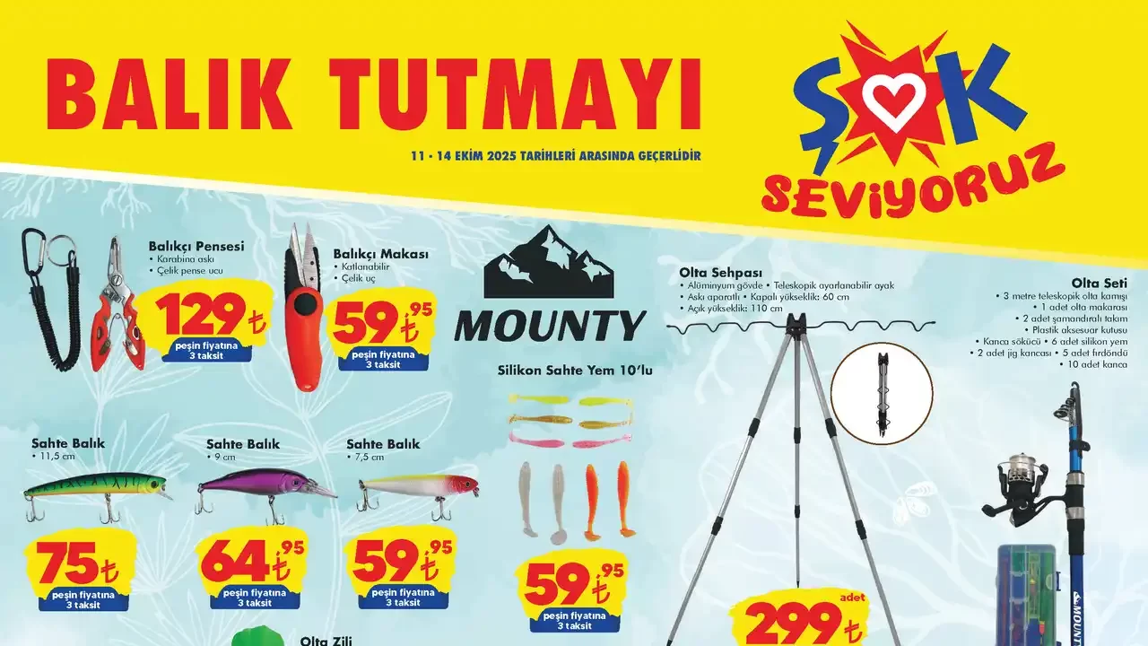 ŞOK 11 Ekim 2025 Aktüel Ürünler Kataloğu